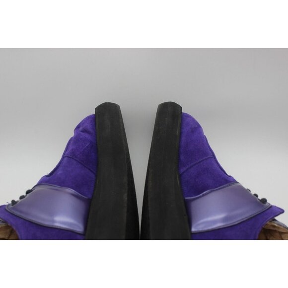 John Fluevog by Dynamic avant-garde quilted leather retro hover creepers shoes - Picture 11 of 16